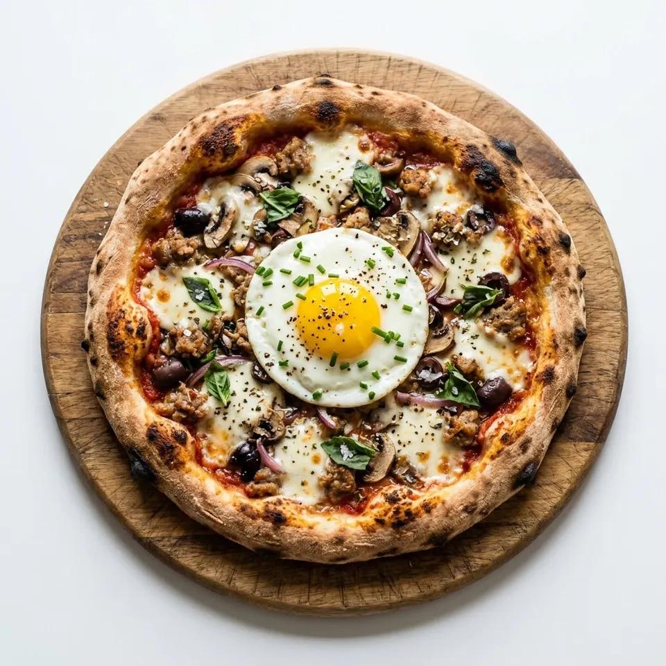 Pizza oeuf