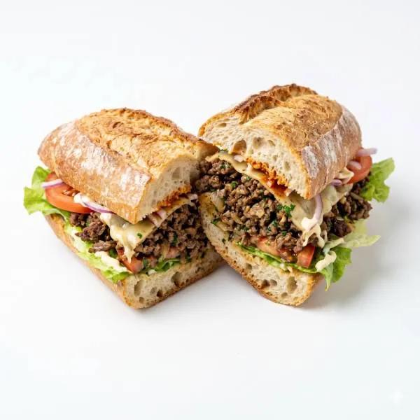 Steak Haché Baguette