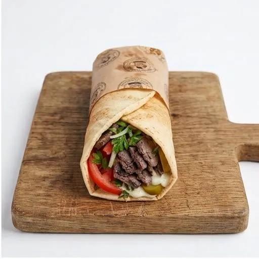 Sandwich Shawarma Viande (Pain Syrien)