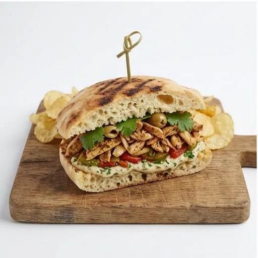 Sandwich Shawarma Poulet (Pain Matlou')