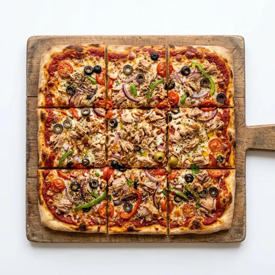 Pizza Carrée Thon