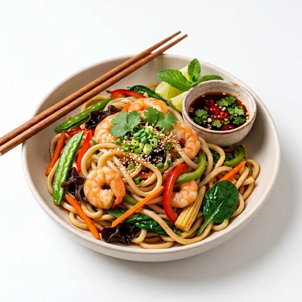Nouilles Crevettes