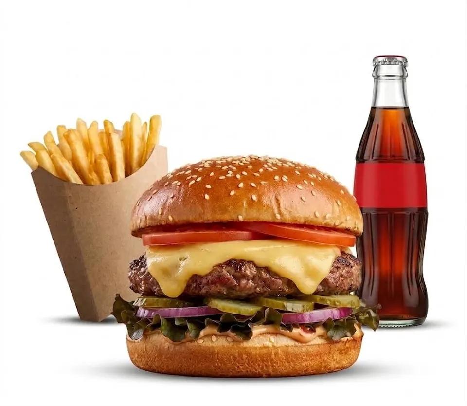 Menu Burger Americain