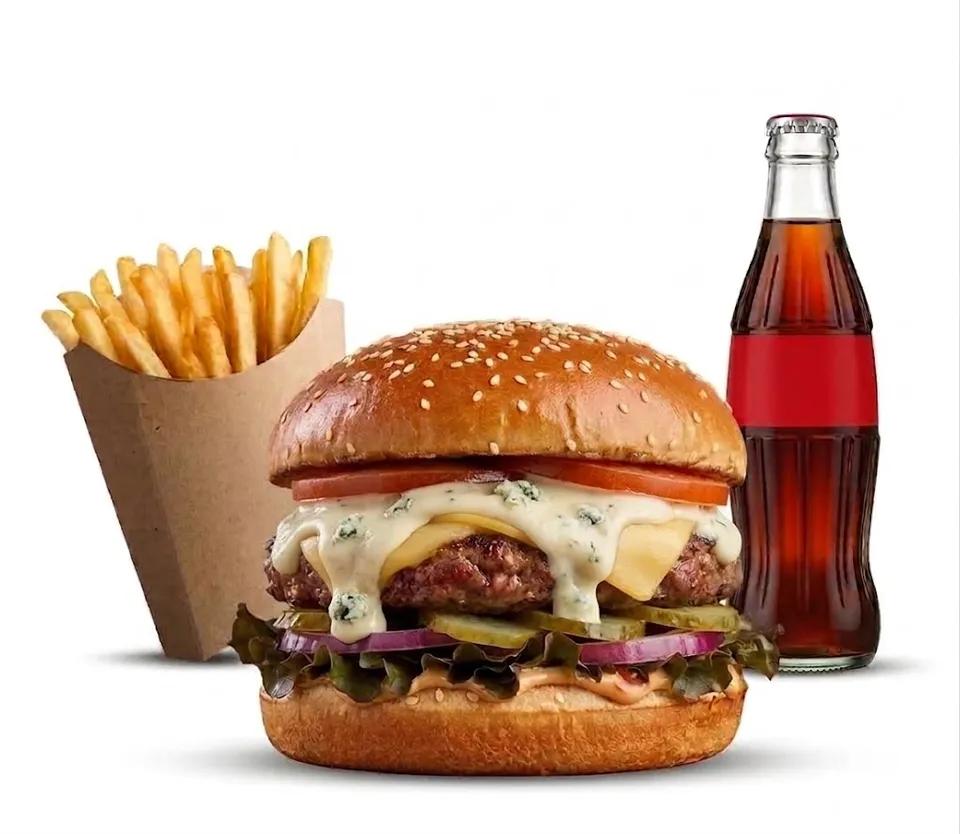 Menu Burger Le Bleu