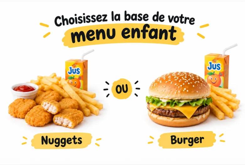 Menu Enfant