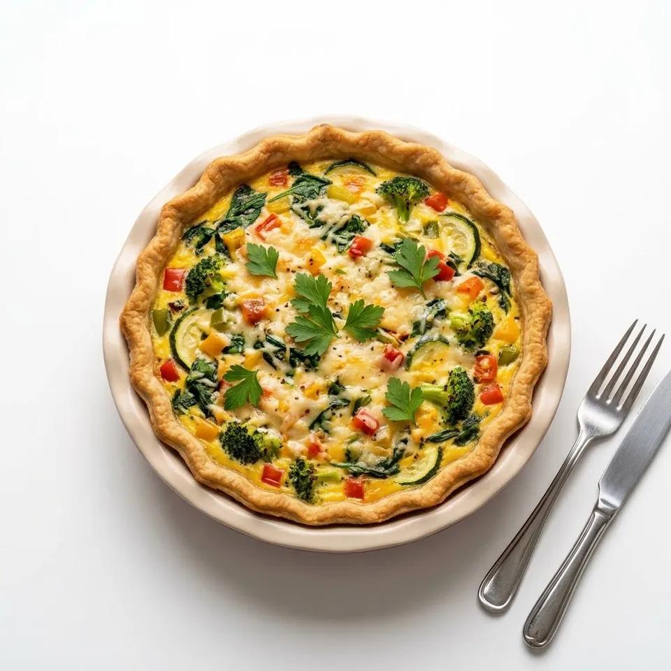 Quiche aux légumes et fromage