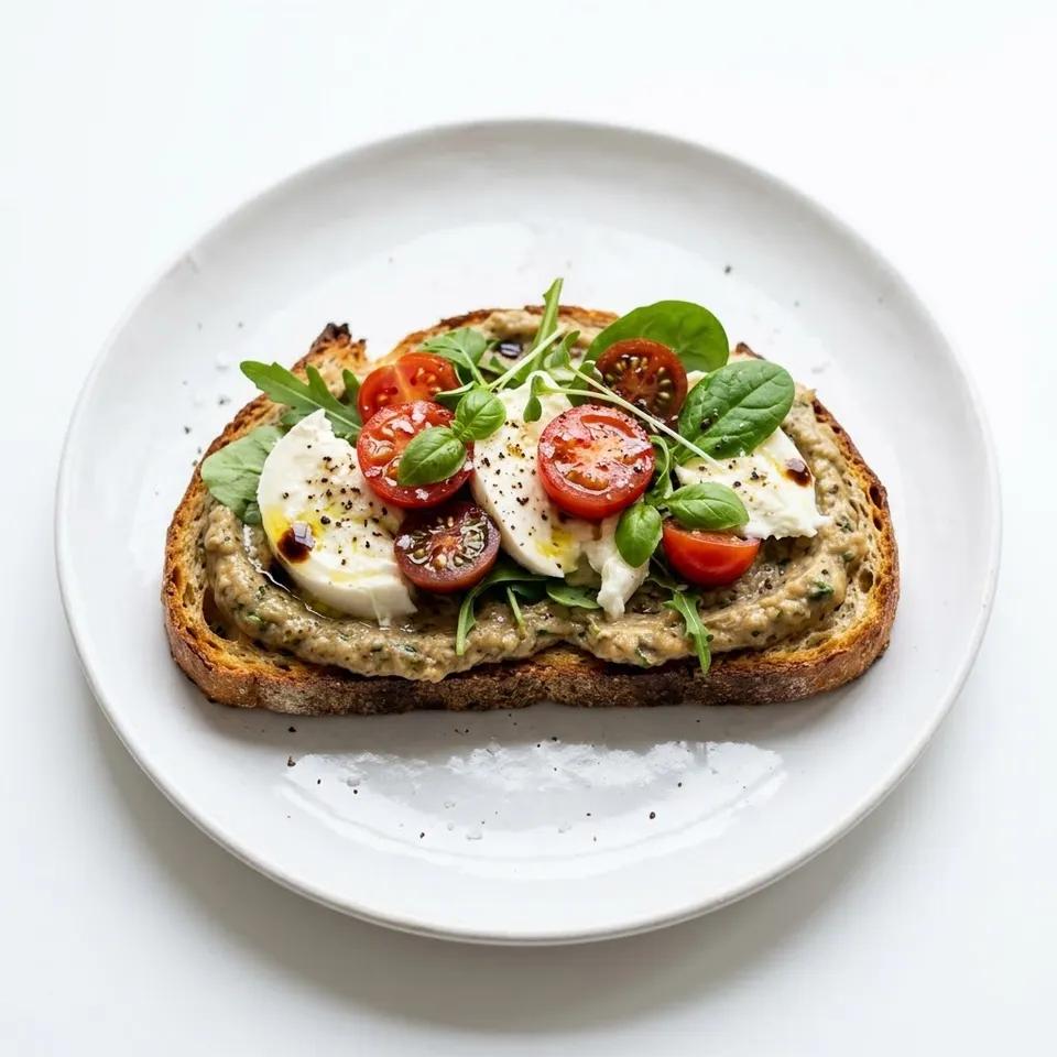 Toast à l'aubergine