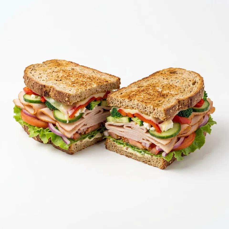 Toast aux légumes