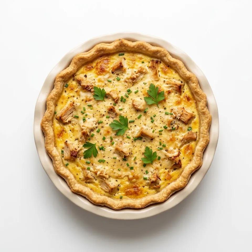 Quiche au poulet et fromage