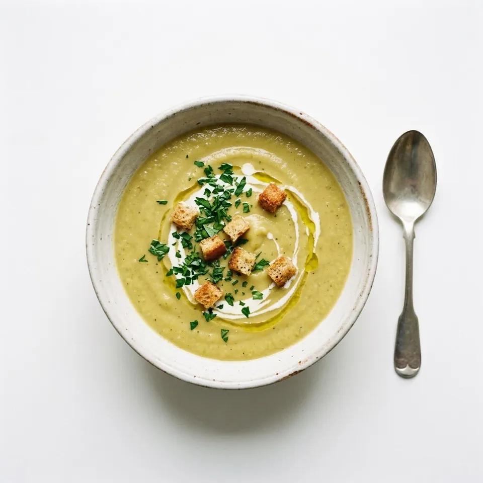 Velouté de brocoli et courgette