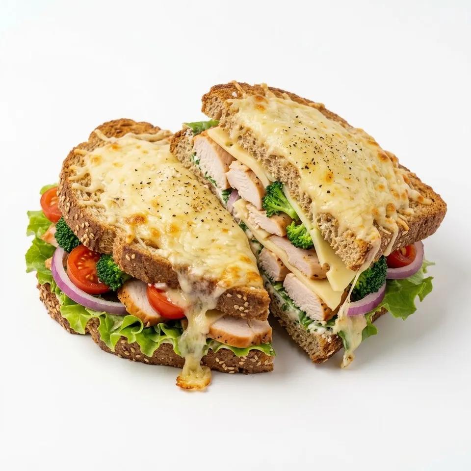 Croque-monsieur poulet fumé