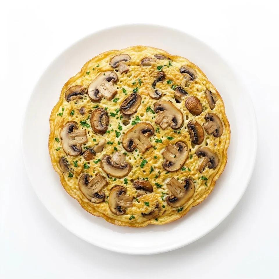 Omelette aux champignons