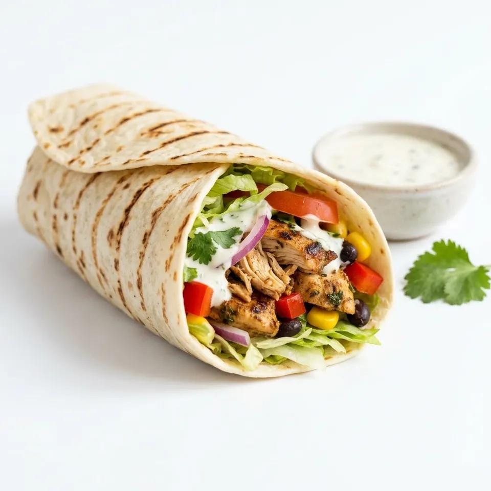 Tortilla Poulet mariné