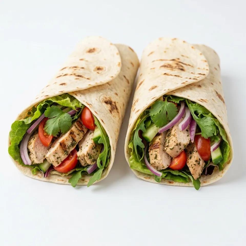 Wrap Poulet mariné