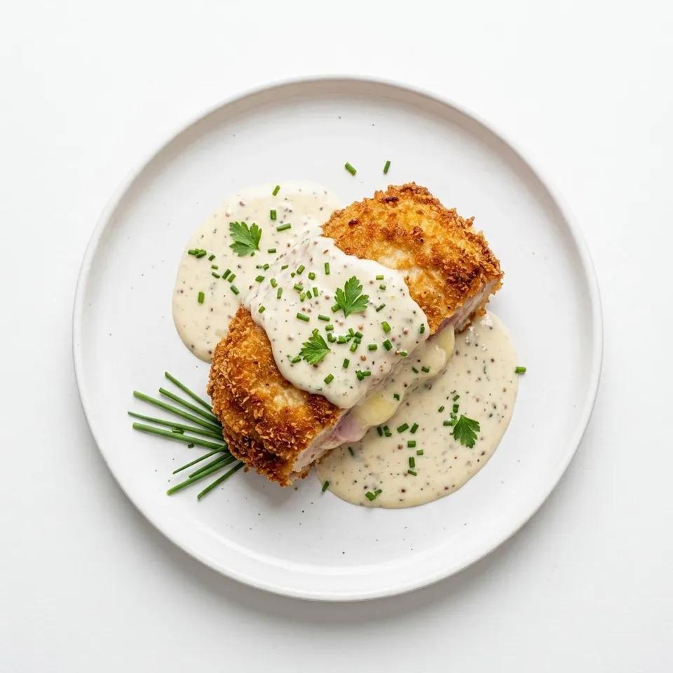 Cordon bleu sauce fromagère