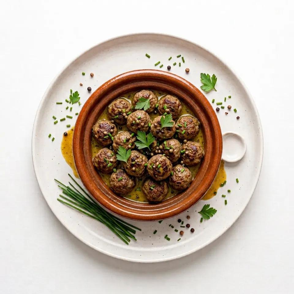 Tadjin de boulette viande hachée