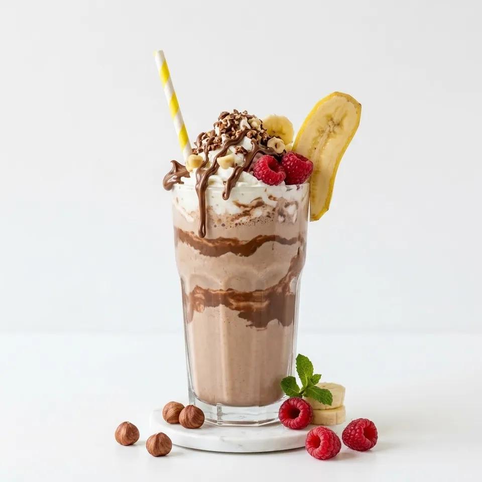 Milkshake Nutella + 2 fruits