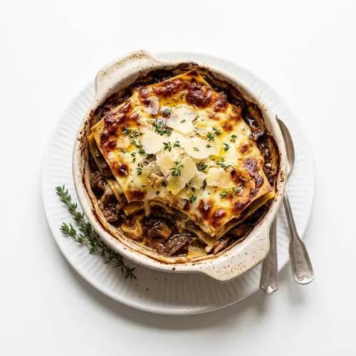 Lasagnes Au Bœuf Braisé Et Cèpes