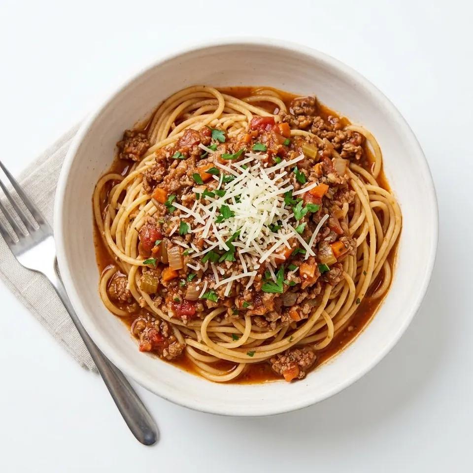 Spaghetti à la Bolognaise Maison