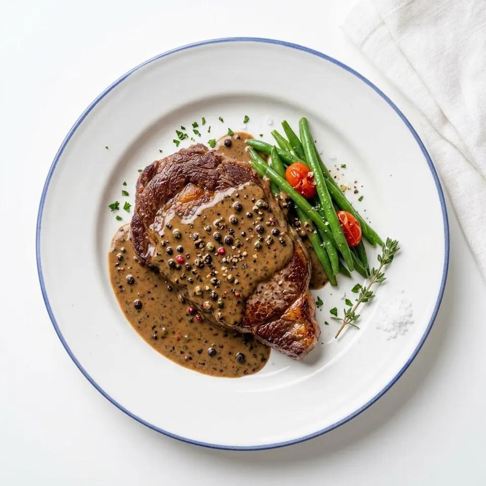 Entrecôte sauce au poivre