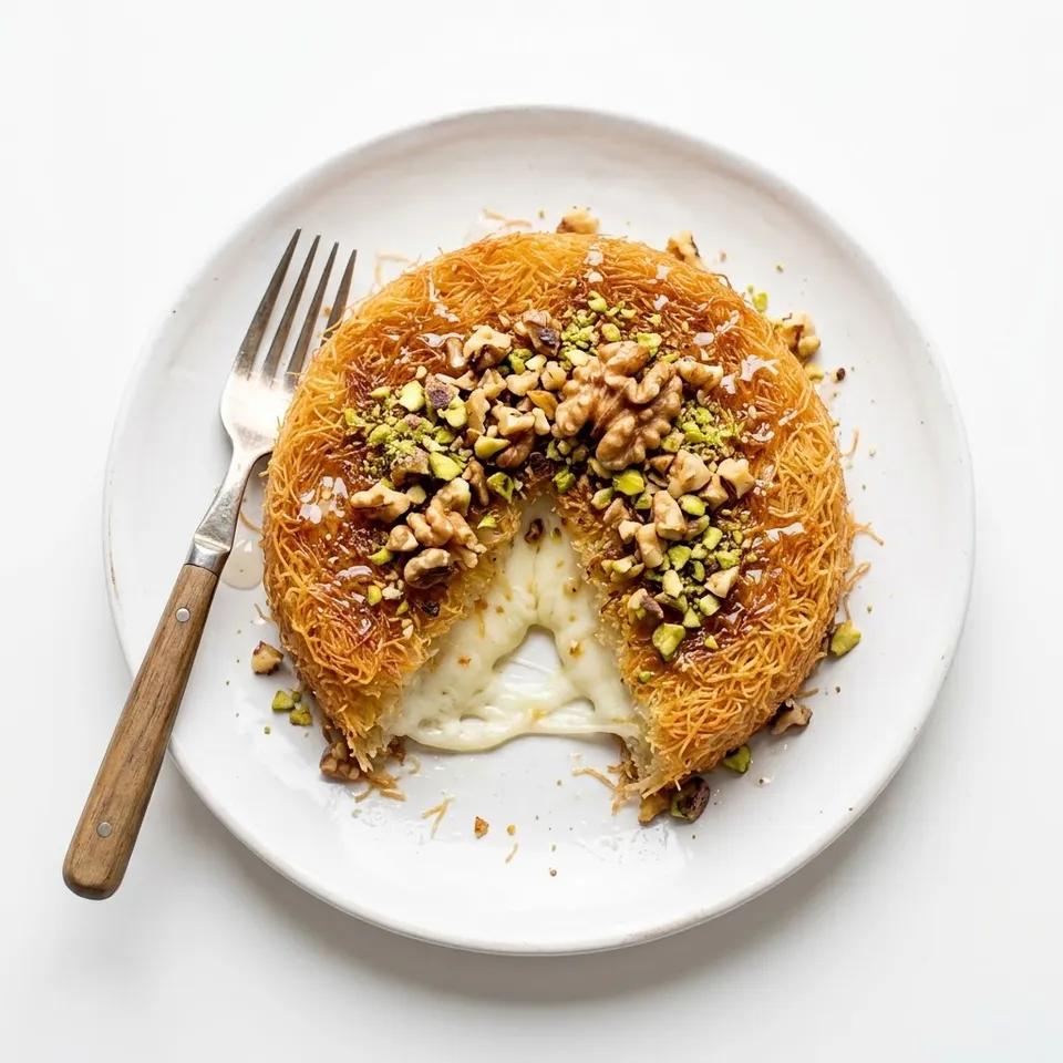Kunafa à la Crème et Noix