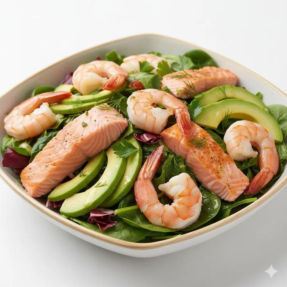Salade Avocat Saumon