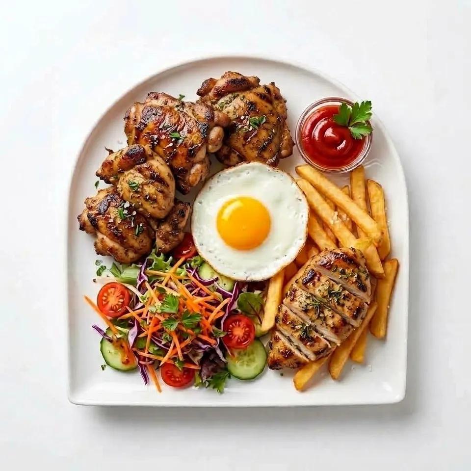 Plat Poulet mariné
