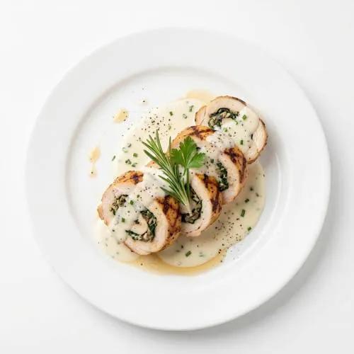 Roulé sauce blanche