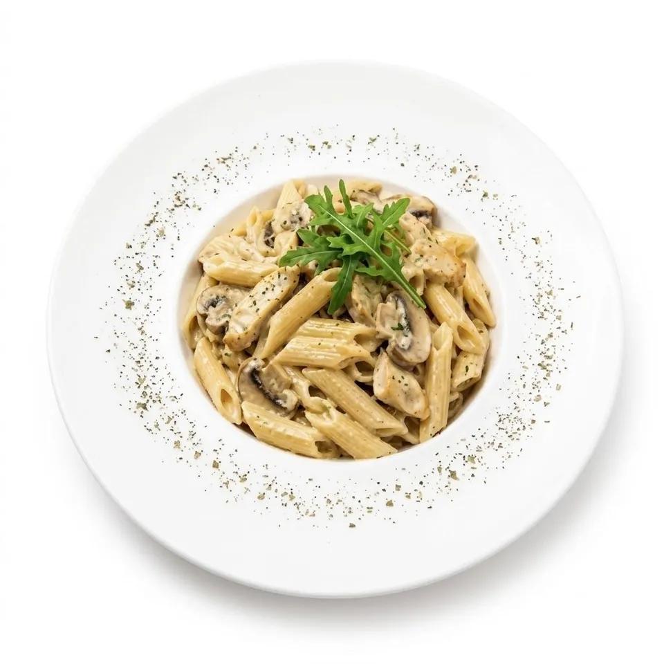 Penne Poulet & Champignons — Le Poulet Crémeux