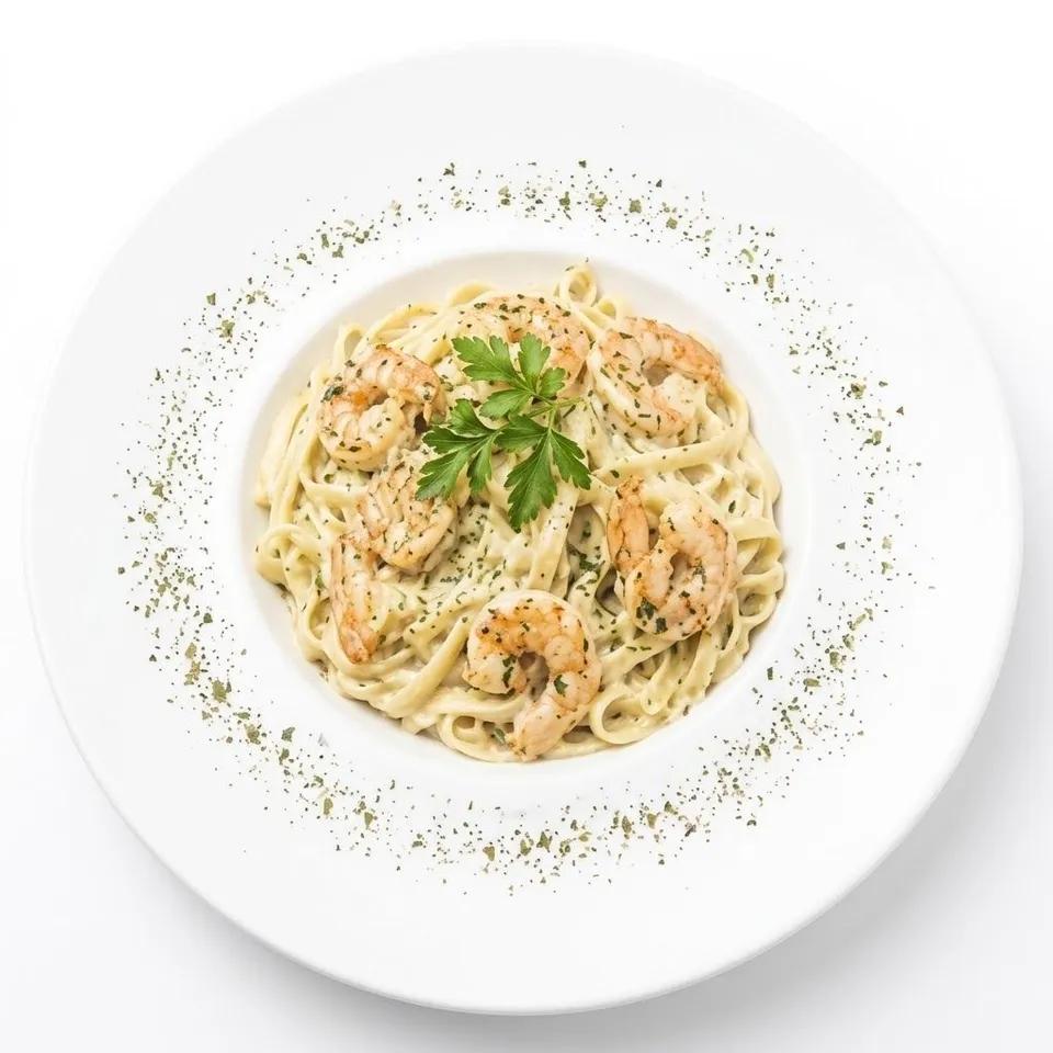 Tagliatelles aux crevettes