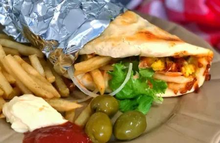 Makloub Escalope Panée