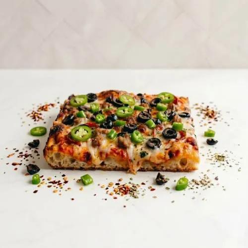 Pizza carrée piquante - Pack 04