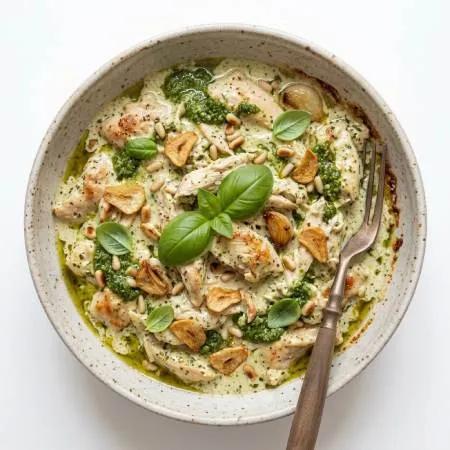 Plat Pollo pesto génovese