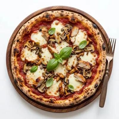 Pizza Pollo funghi