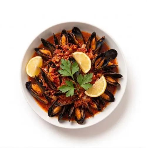 Moules sauce rouge