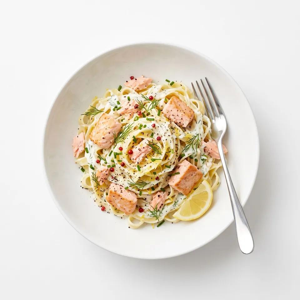 Pâtes Au Saumon