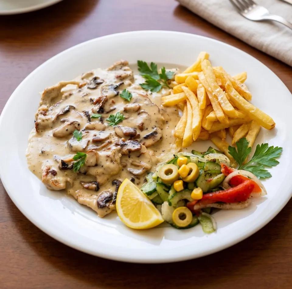 Escalope Sauce Champignons