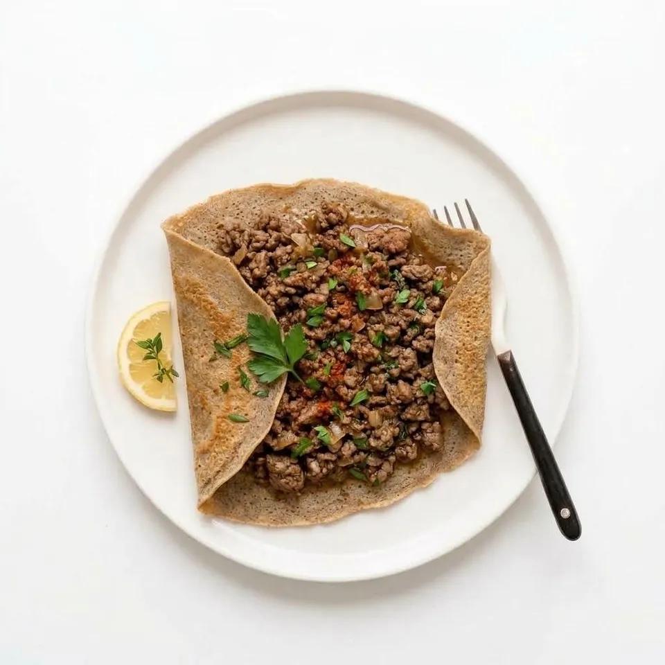 Crêpe à la Viande Hachée