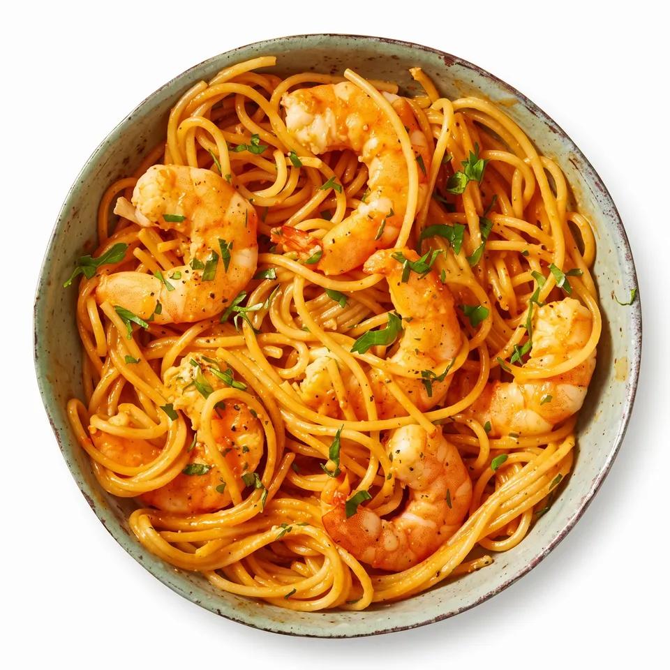 Spaghetti au Crevettes