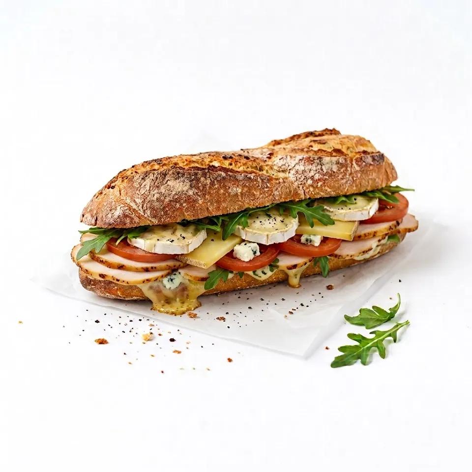 Sandwich 3 Fromage Poulet Fumé