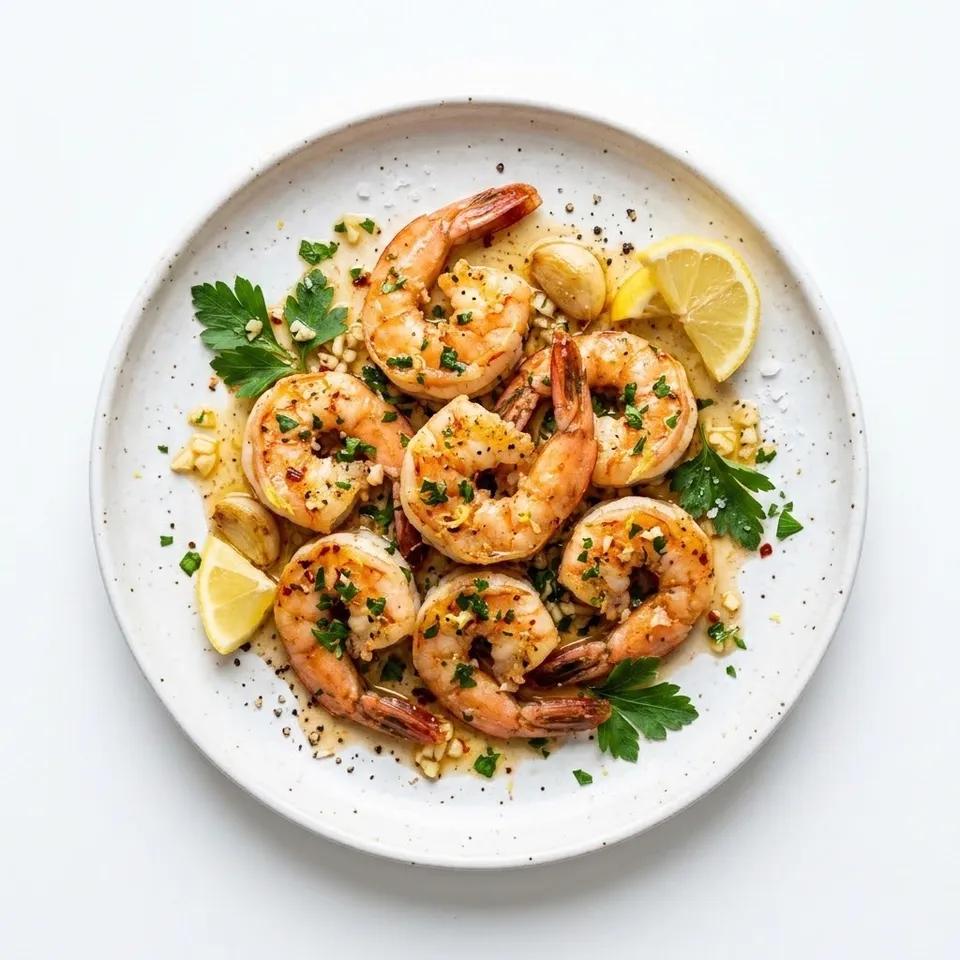 Crevette Sautée À L'Ail