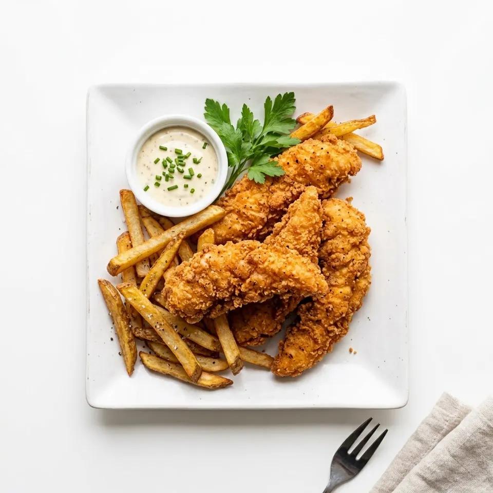 Plat Poulet pané