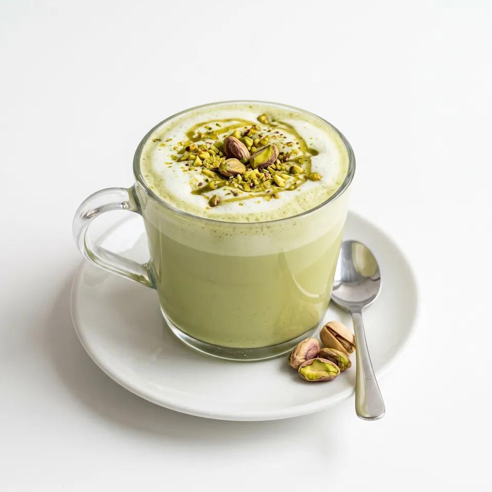 Pistachio latte