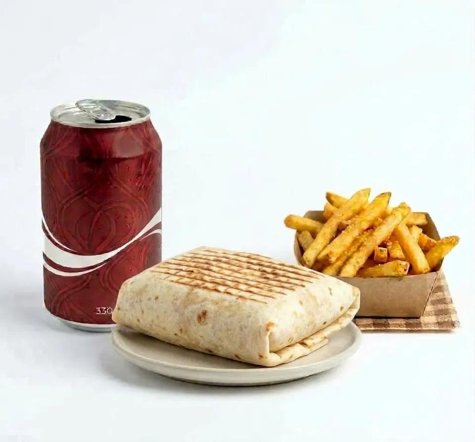 Tacos Mixte M + Barqutte de Frites + Canette