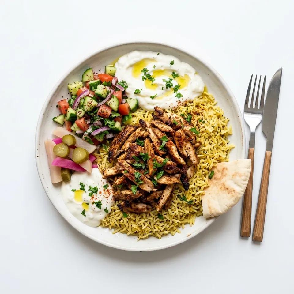 Plat Chawarma Riz