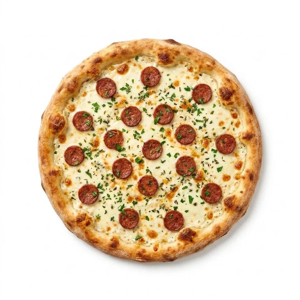Pizza Merguez (Sauce Blanche)