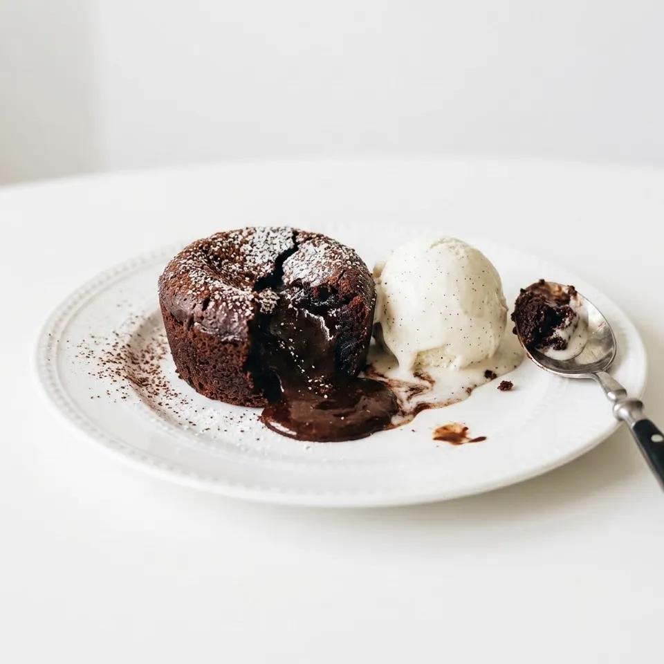 Fondant Chocolat (Avec Boule De Glace)