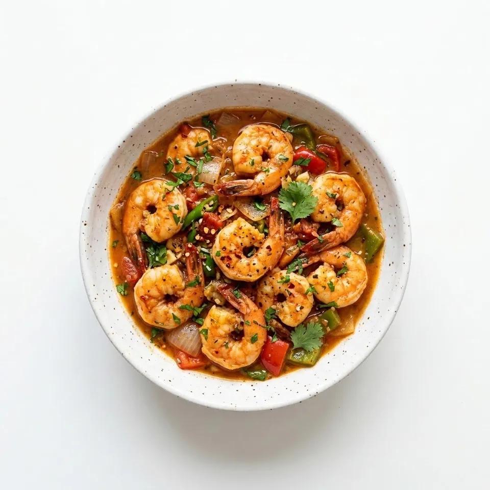 Plat Crevette En Sauce