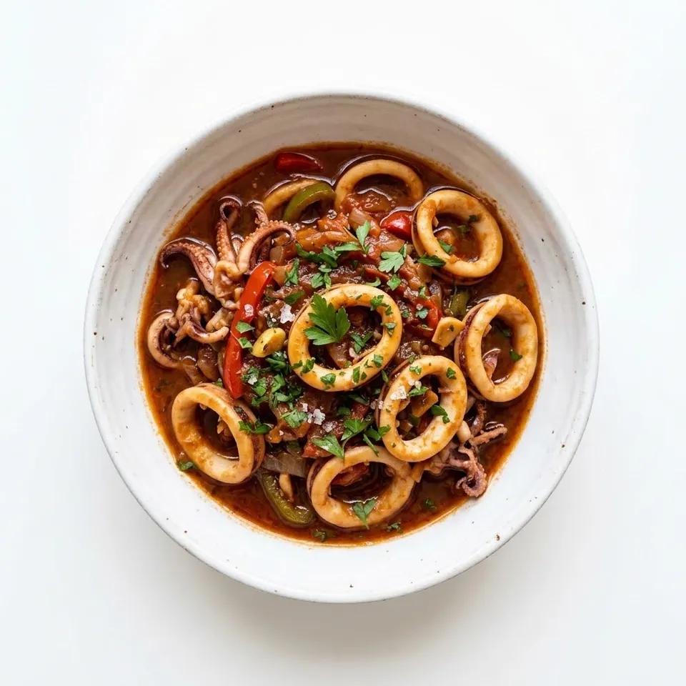 Plat Calamar En Sauce