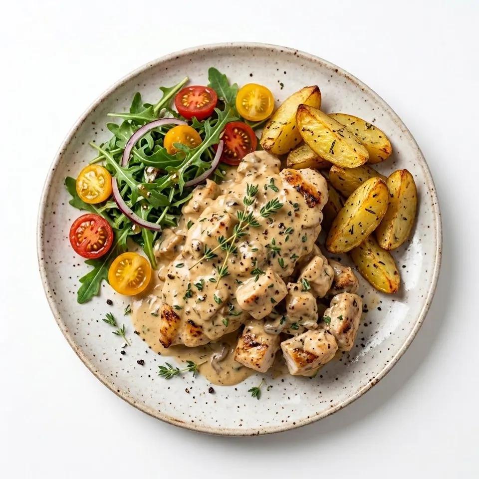 Plat Poulet À La Crème